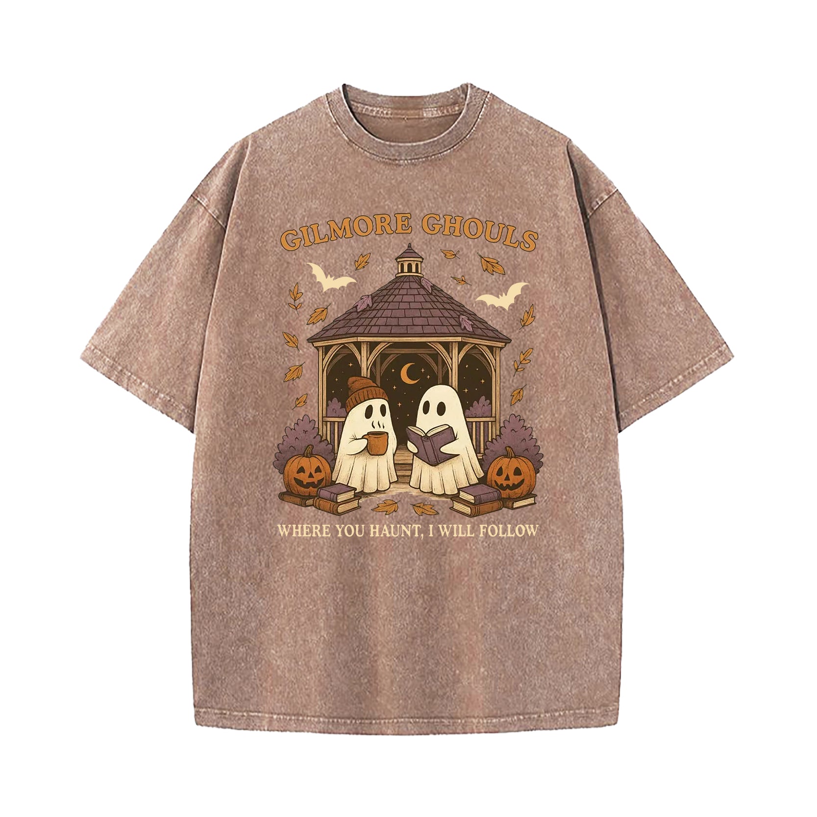 Where You Haunt I Will Follow Washed T-Shirt