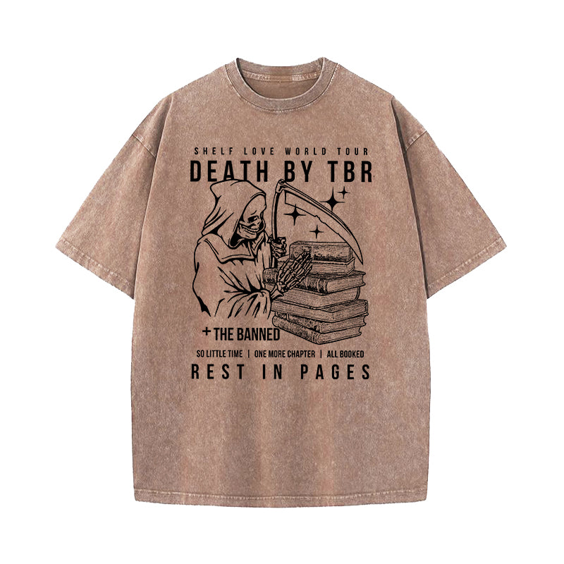 Death by TBR Washed T-Shirt