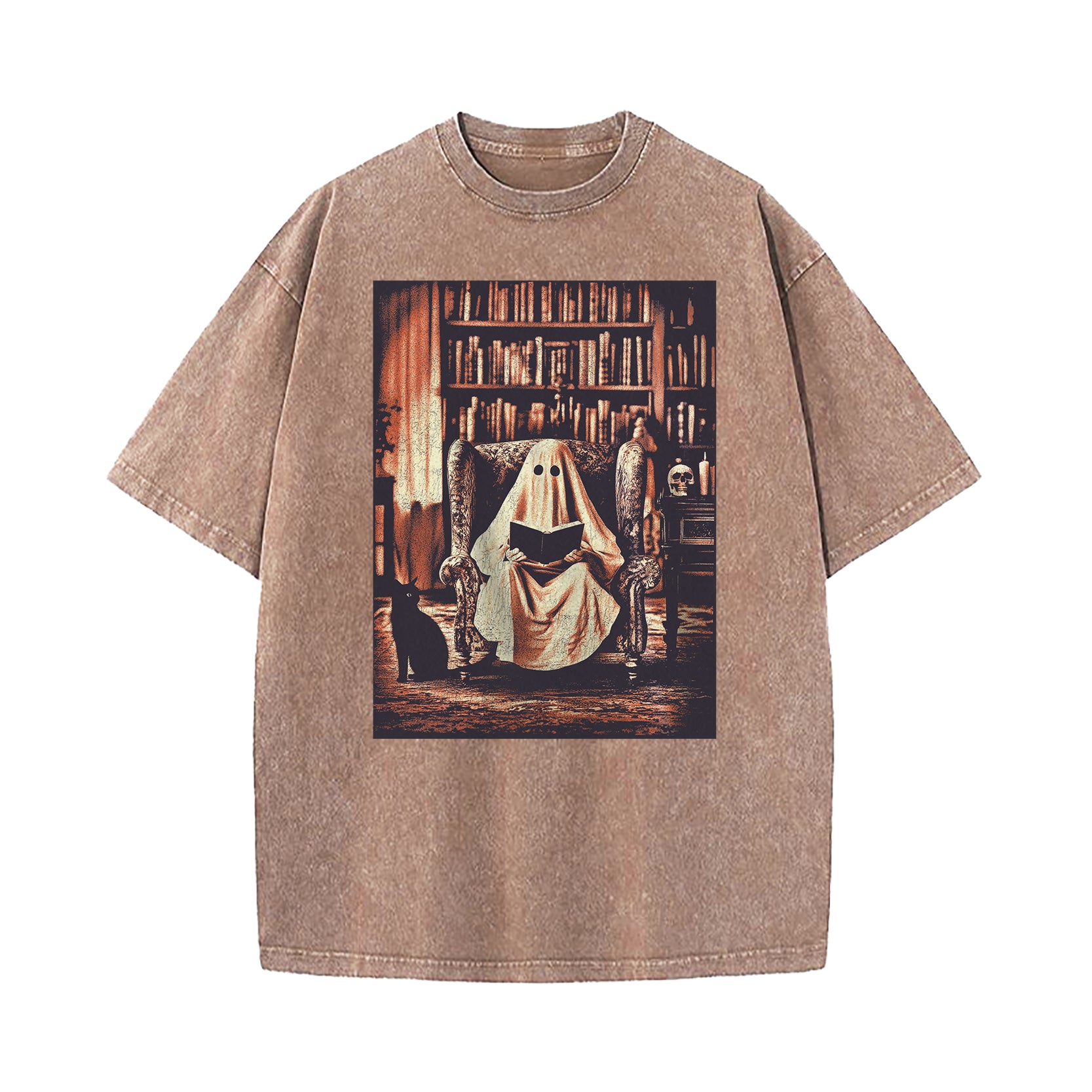 Read In Peace Halloween Washed T-Shirt