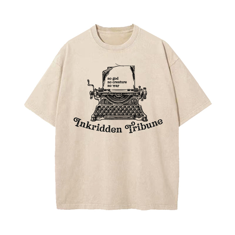 Inkridden Tribune No God No Creature No War T-Shirt