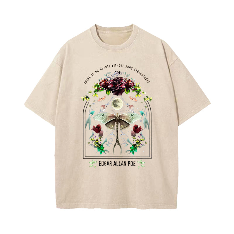 There Is No Beauty Without Some Strangeness Washed T-Shirt