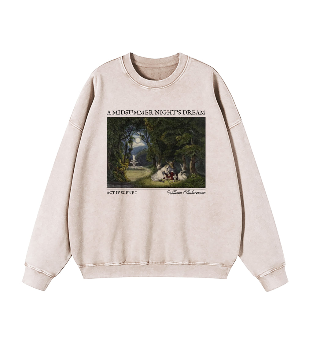 Shakespeare A Midsummer Night's Dream Washed Sweatshirt