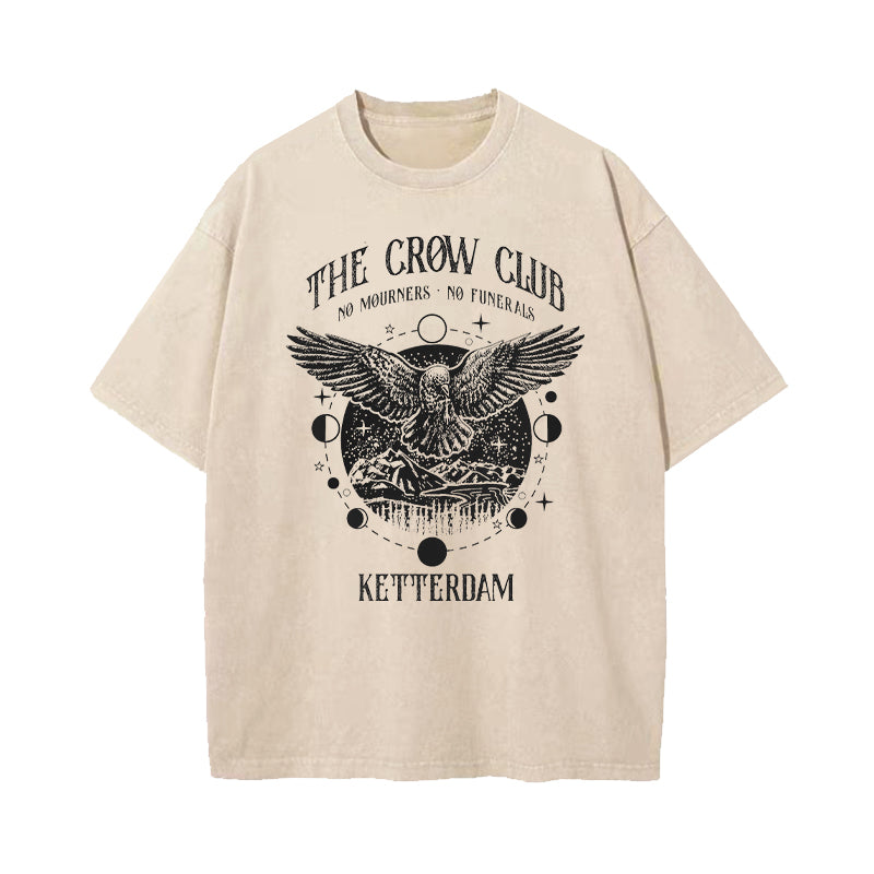 Six Of Crows Shirt No Mourners Merch Washed T-Shirt