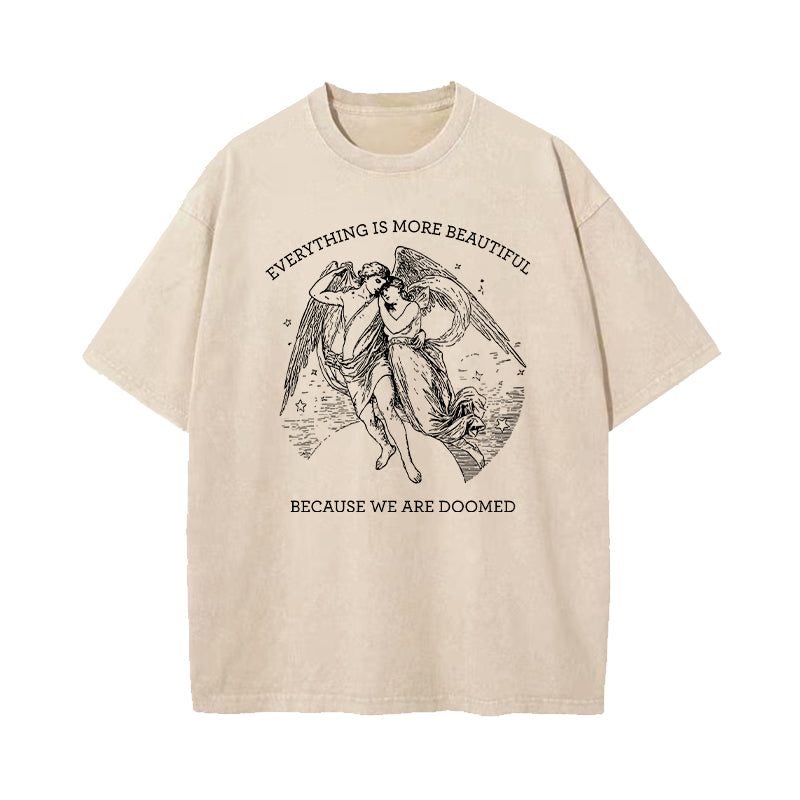 The Iliad Homer Everything Is More Beautiful Washed T-Shirt