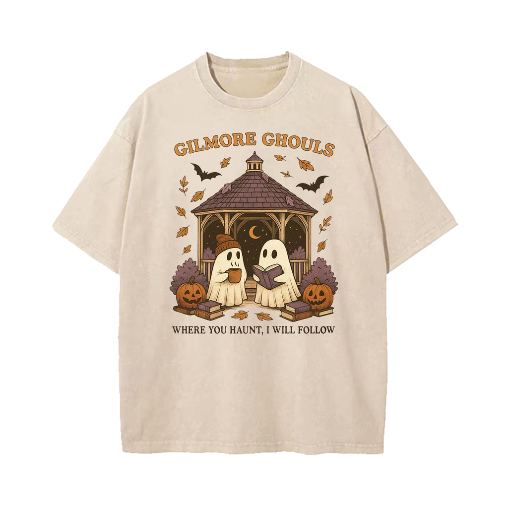 Where You Haunt I Will Follow Washed T-Shirt