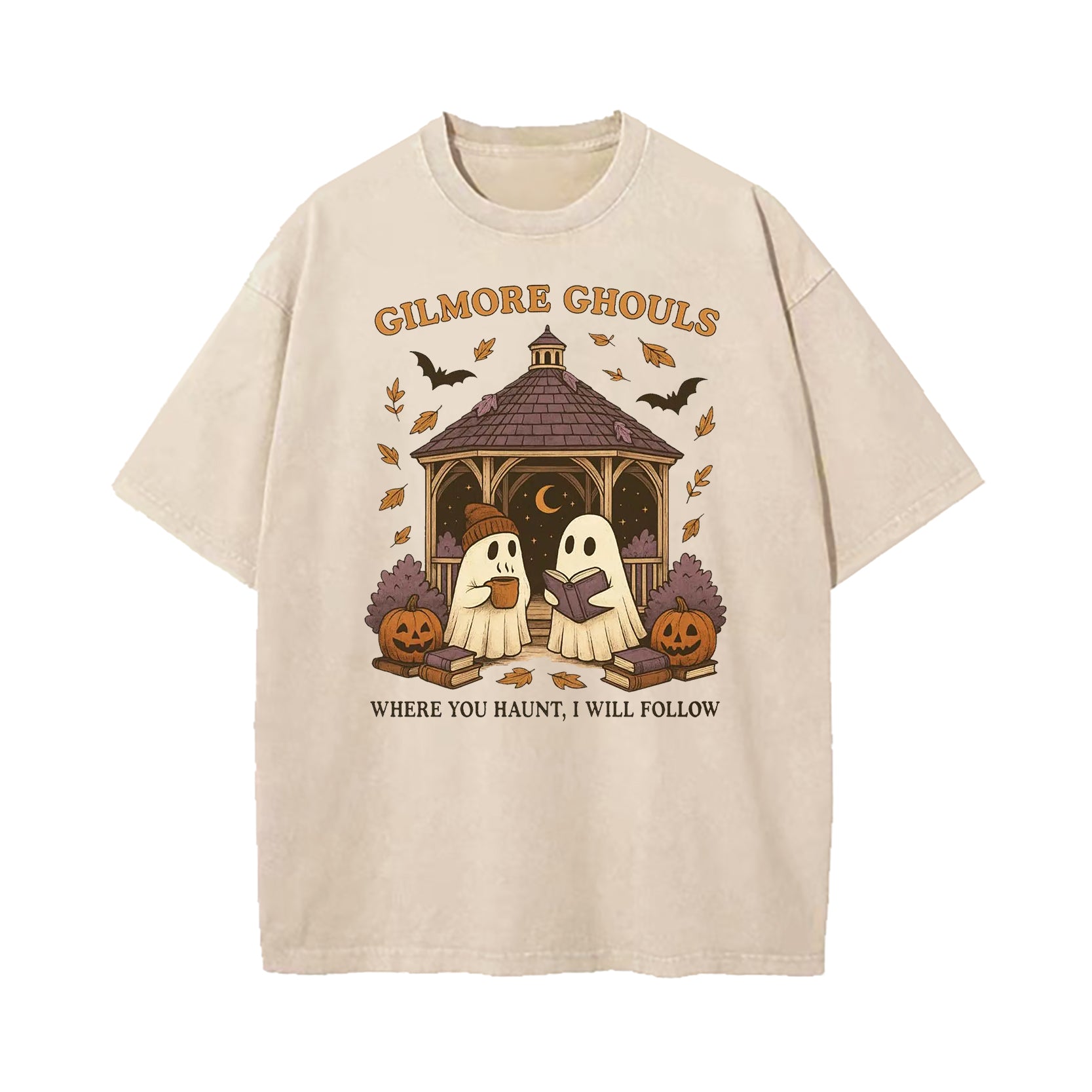 Where You Haunt I Will Follow Washed T-Shirt