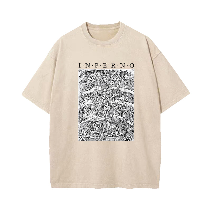 Inferno Divine Comedy Dante Alighieri T-Shirt