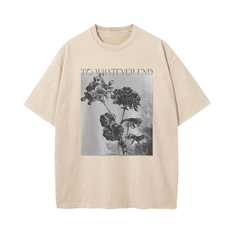 To Whatever End Throne of Glass Inspired Washed T-Shirt
