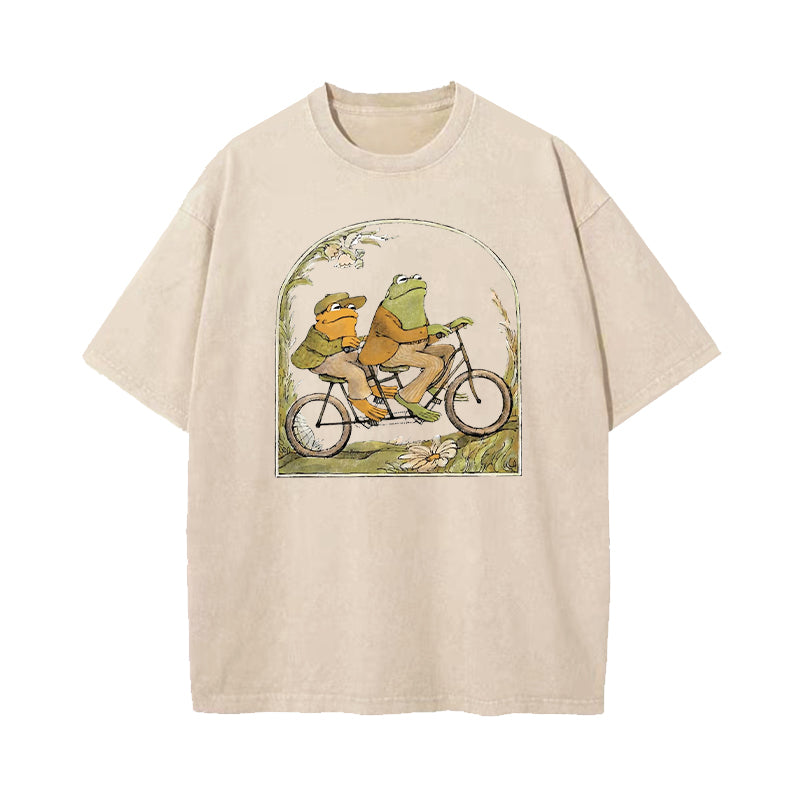 Frog And Toad Washed T-Shirt