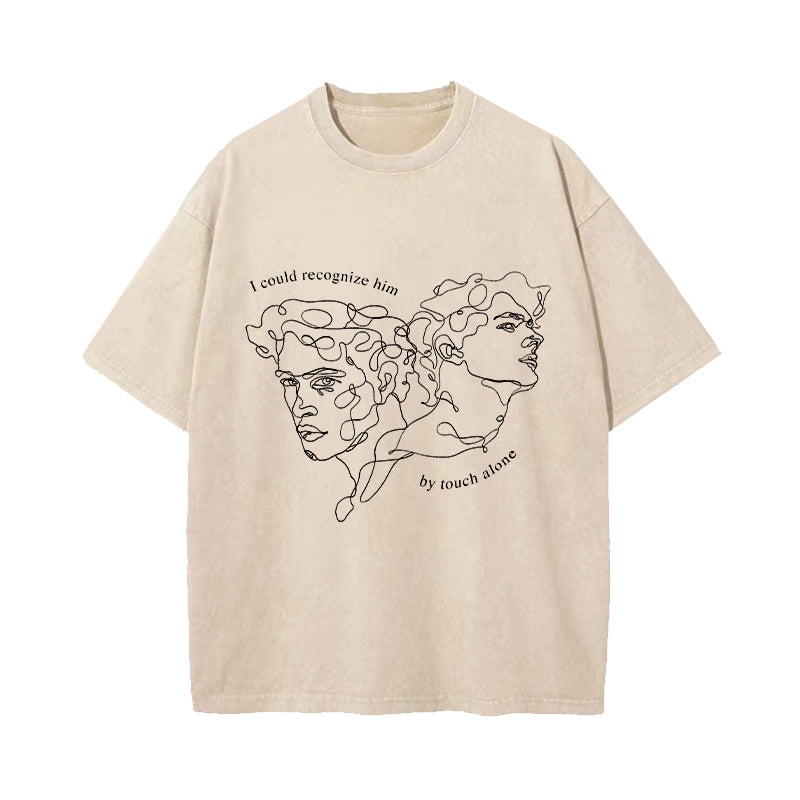 The Song of Achilles I Could Recognize Him By Touch Alone Washed T-Shirt
