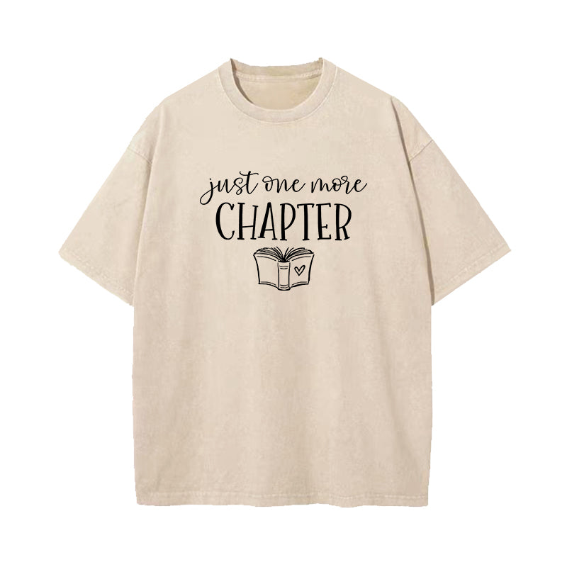 Just One More Chapter Washed T-Shirt