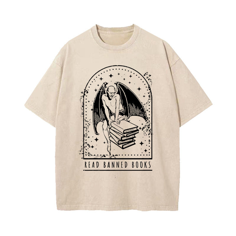 Read Banned Books Washed T-Shirt