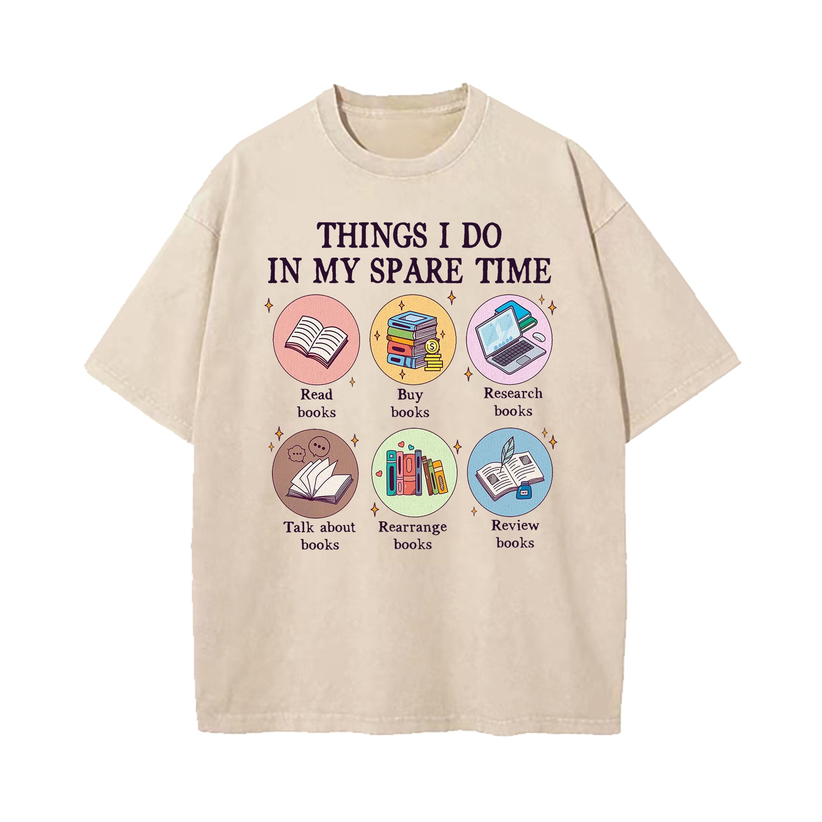 Things I Do in My Spare Time Washed T-Shirt