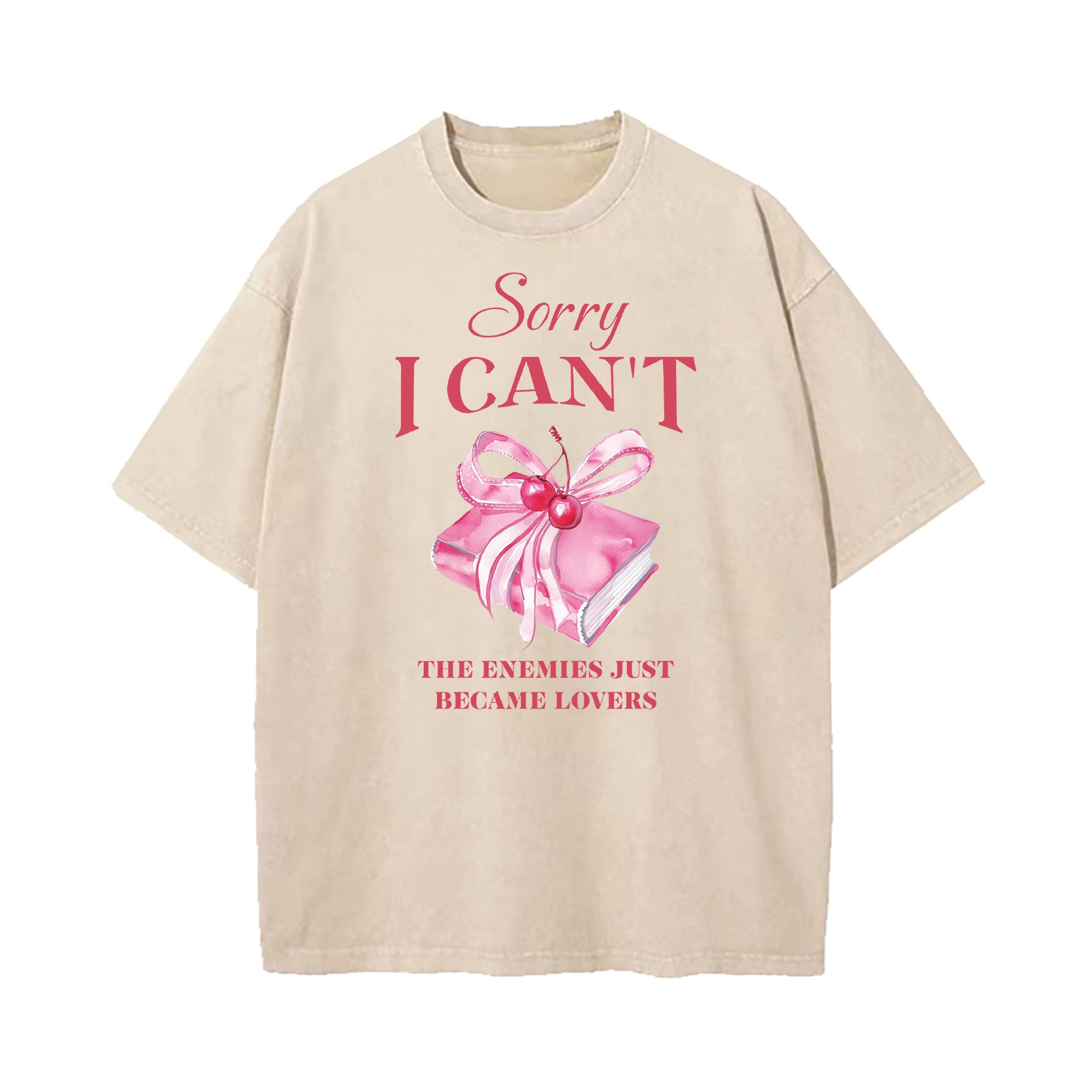 Enemies To Lovers Dark Romance Washed T-Shirt