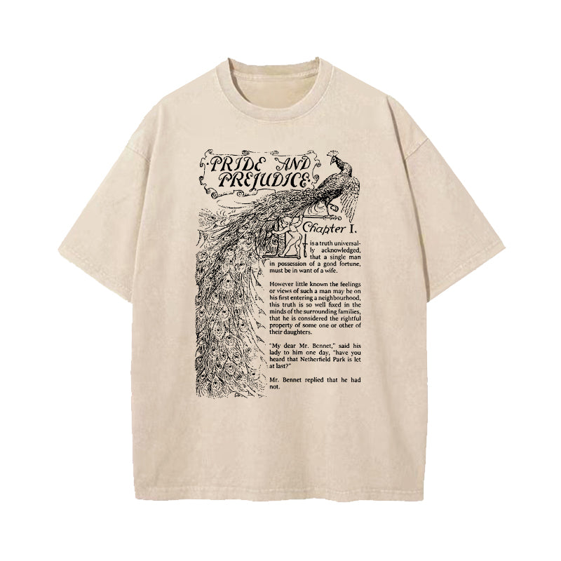 Pride And Prejudice Washed T-Shirt