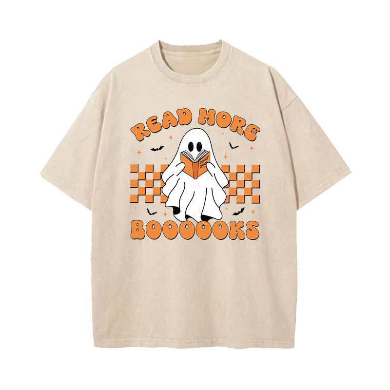 Read More Books Spooky Washed T-Shirt