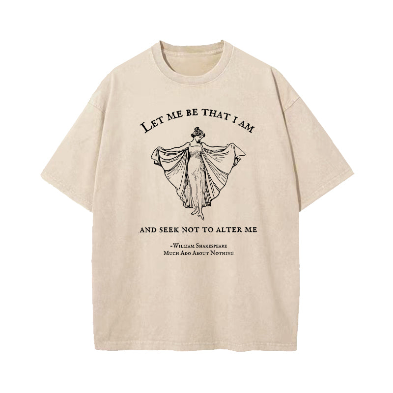 Shakespeare Much Ado About Nothing Washed T-Shirt