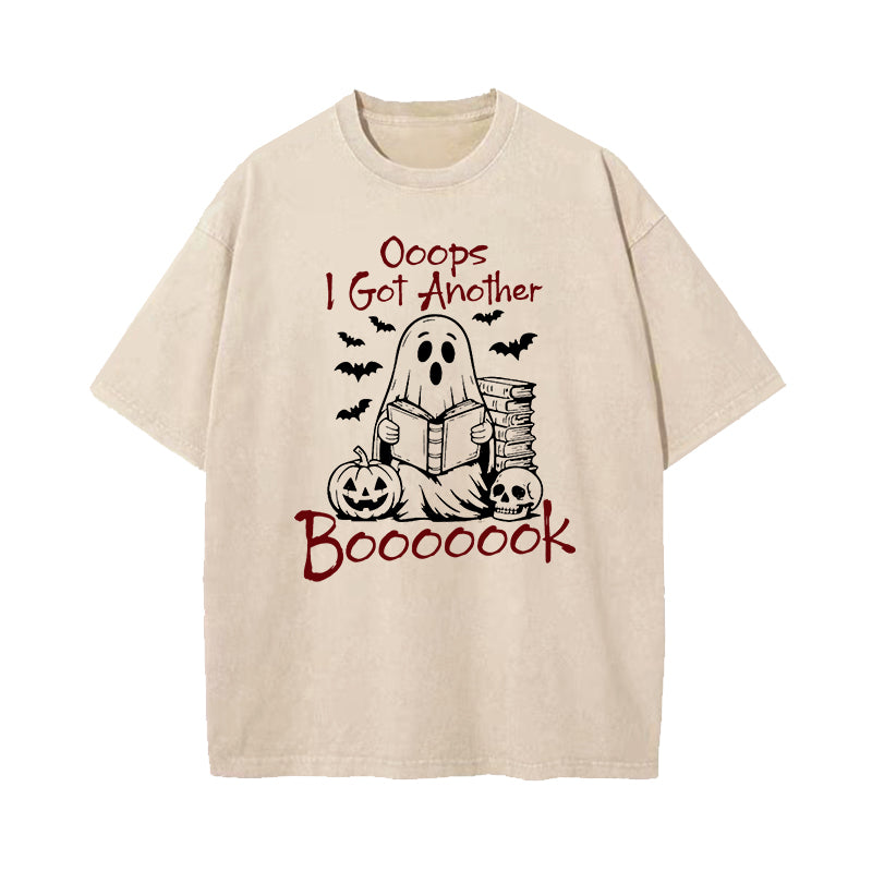 Oops I Got Another Book Halloween Washed T-Shirt