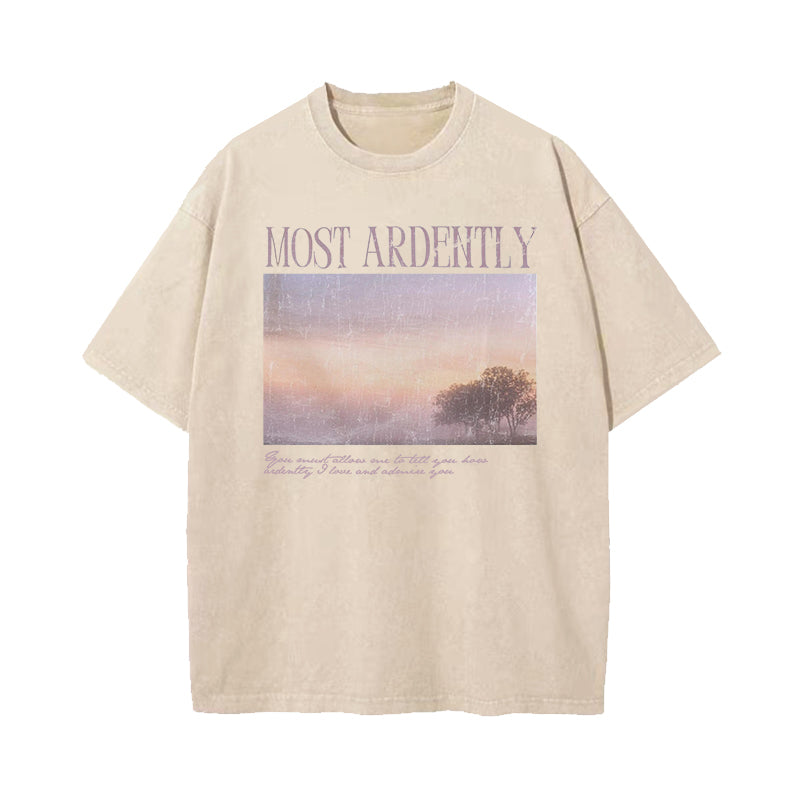 Pride & Prejudice Most Ardently Washed T-Shirt