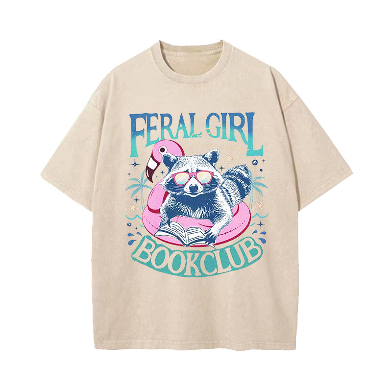 Feral Girl Summer Washed T-Shirt