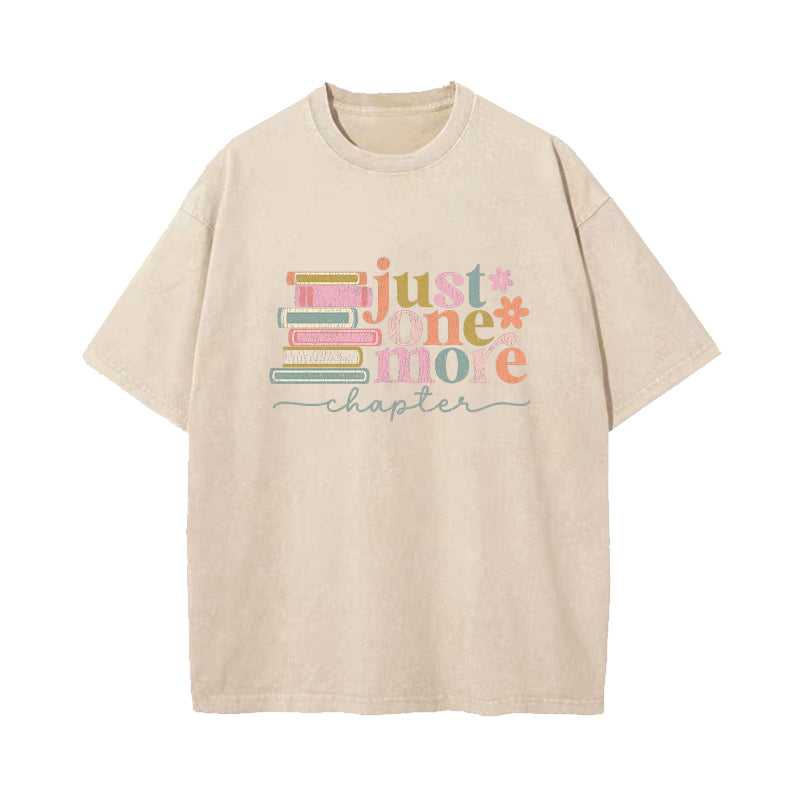 Just One More Chapter Washed T-Shirt