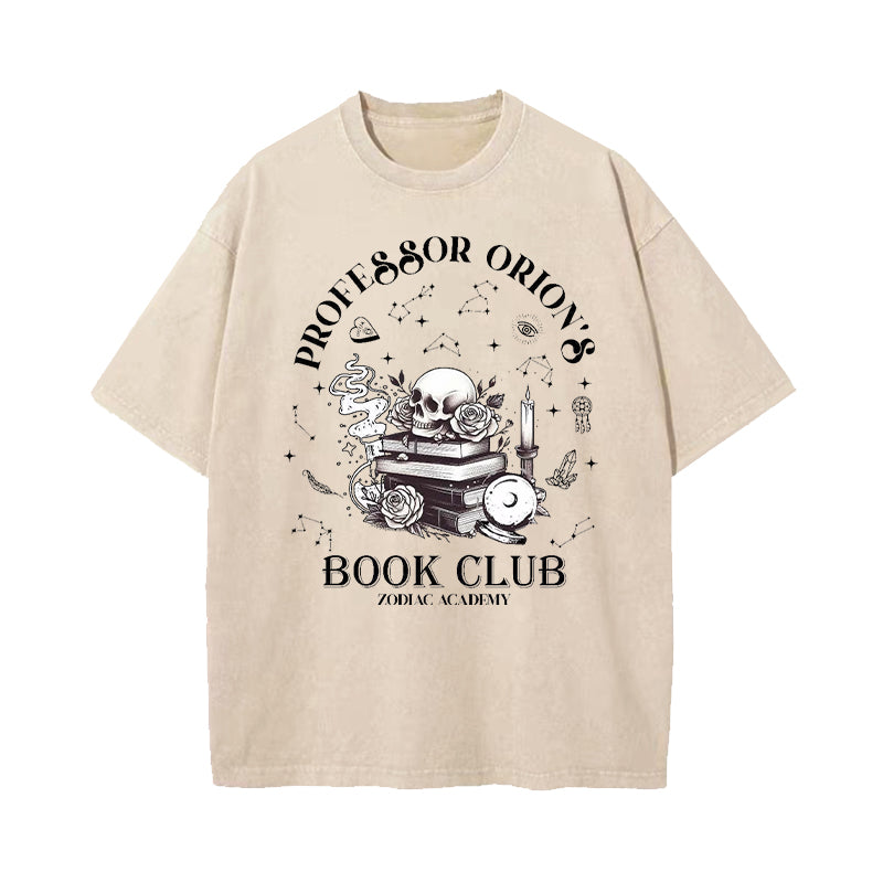 Professor Orion Book Club Washed T-Shirt