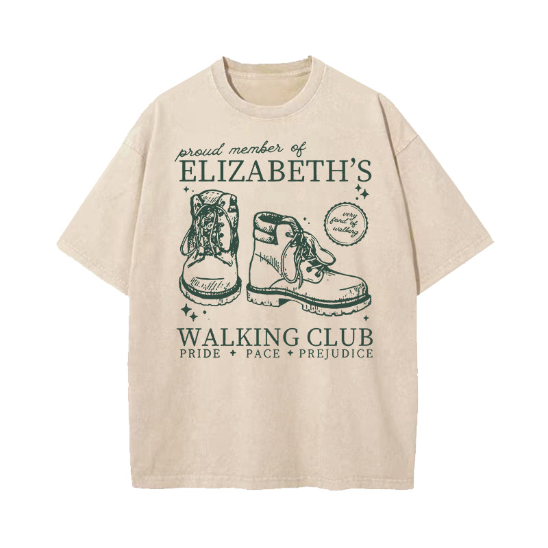 Very Fond Of Walking Washed T-Shirt