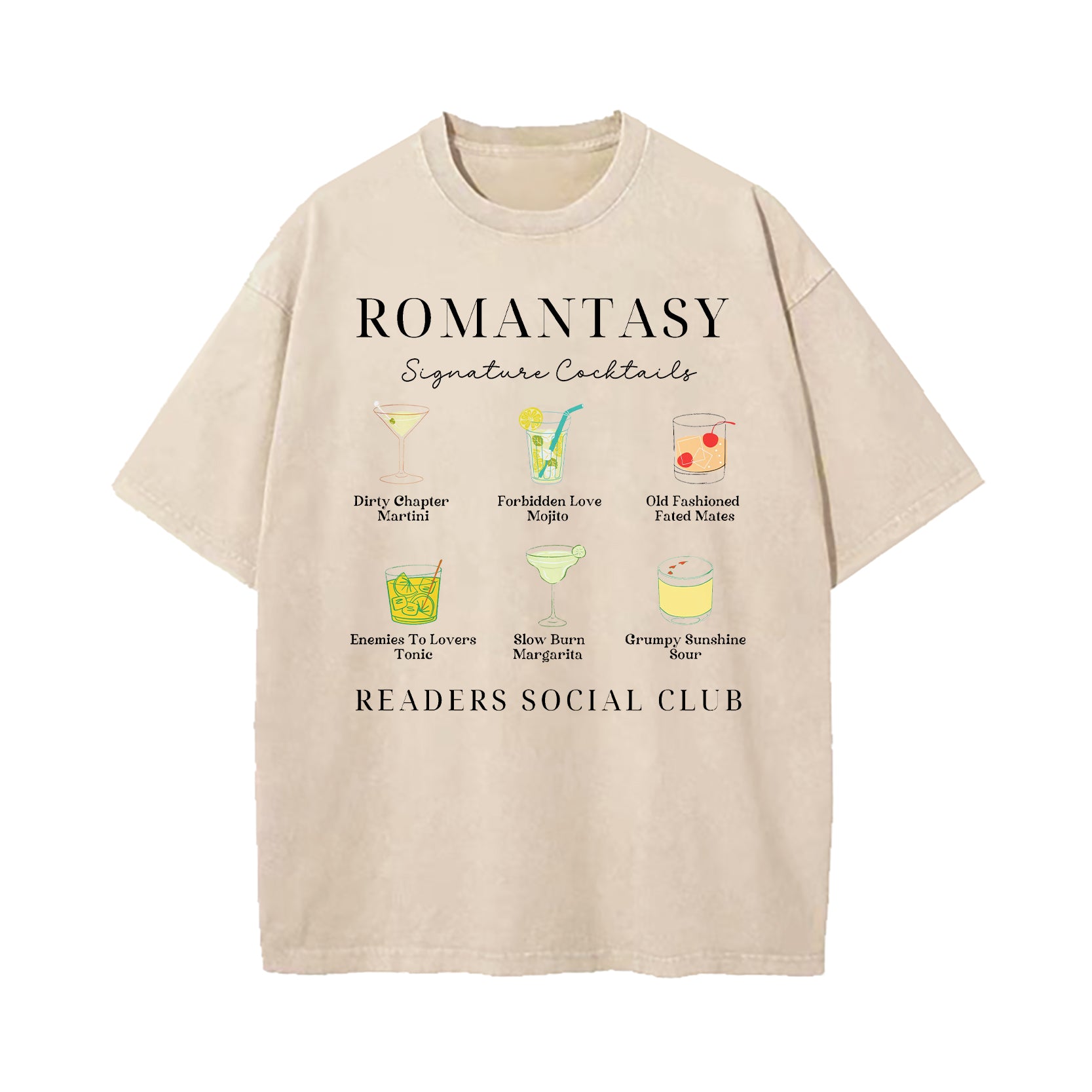 Romantasy Readers Social Club Washed T-Shirt