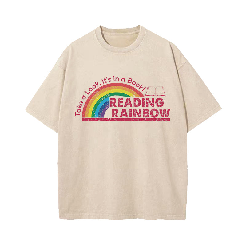Take A Look It's In A Book Washed T-Shirt