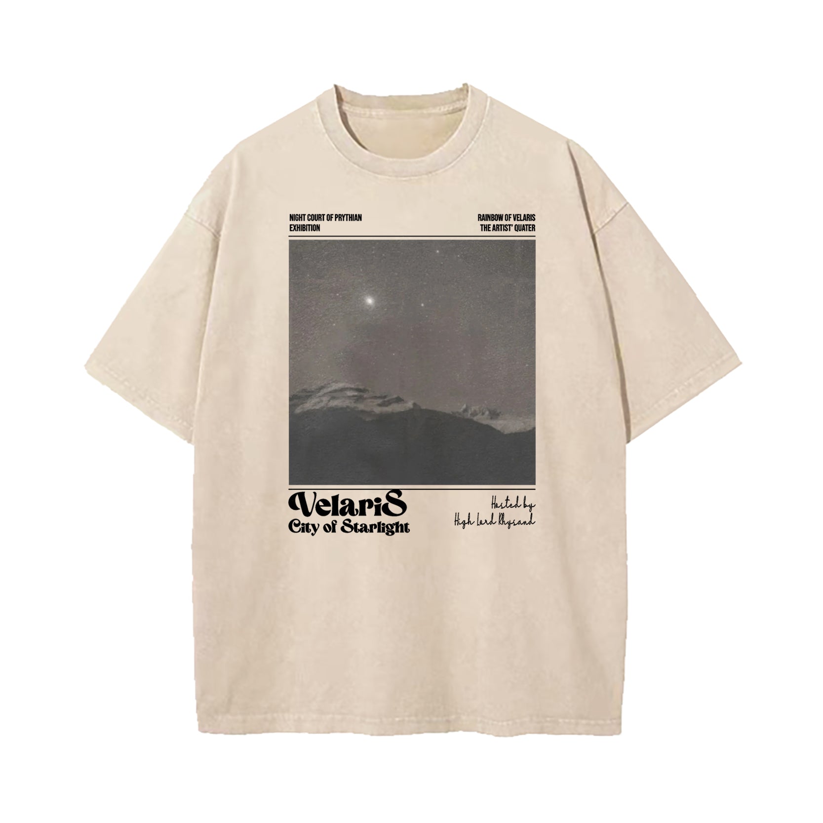 SJM Velaris Night Court Washed T-Shirt