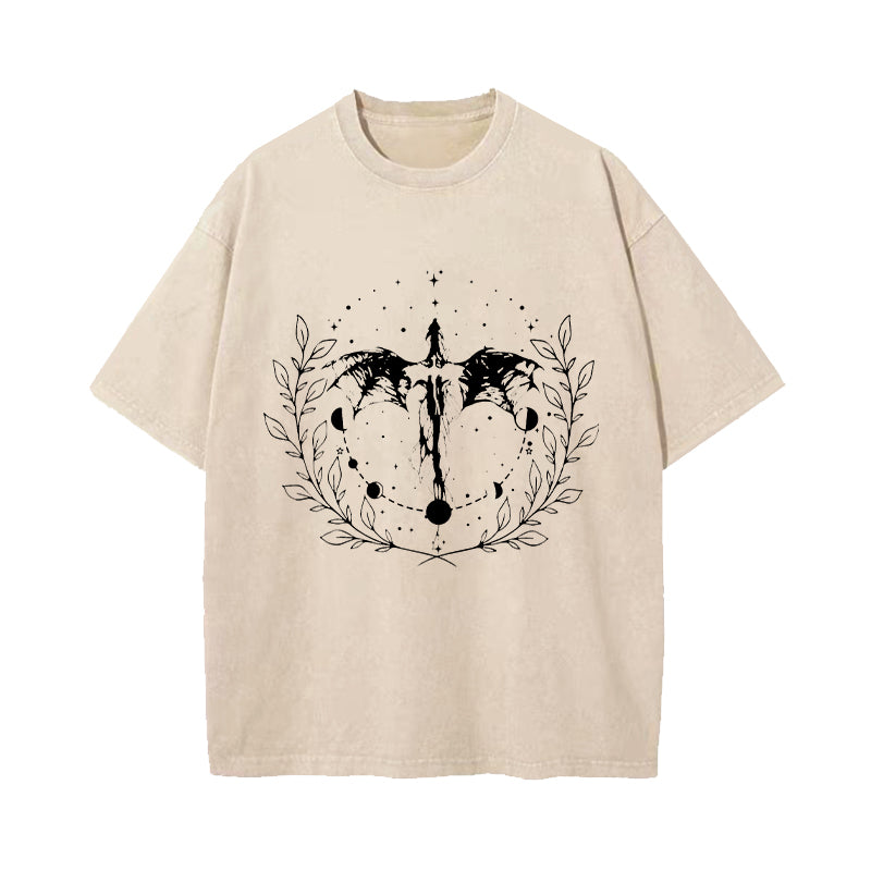 Dragon Fandom Merch Fantasy Washed T-Shirt