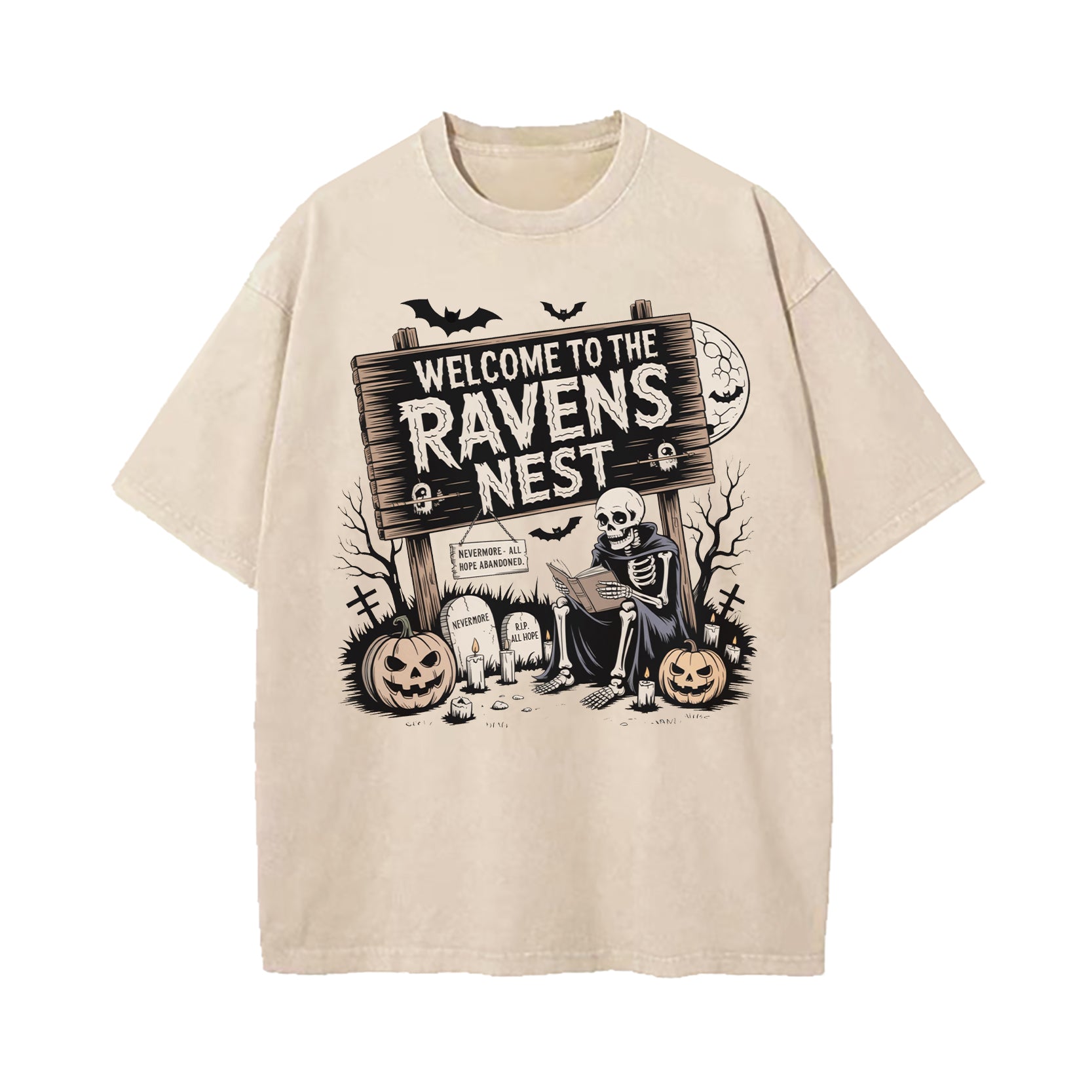 Welcome to the Raven's Nest Washed T-Shirt