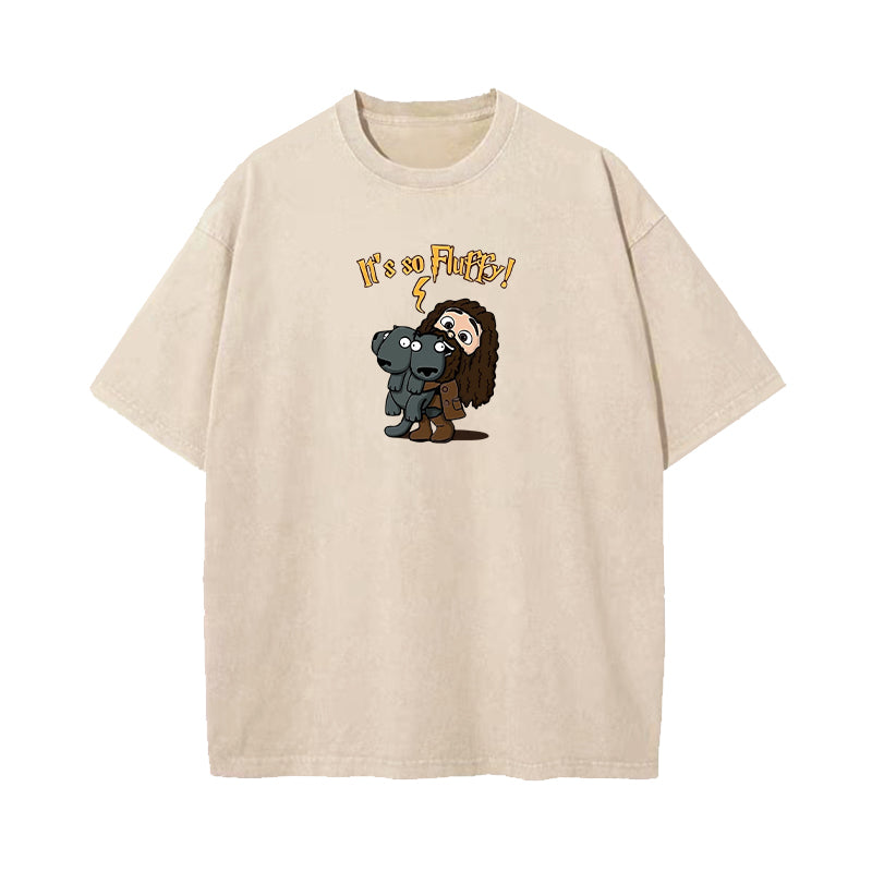 It's So Fluffy Washed T-Shirt