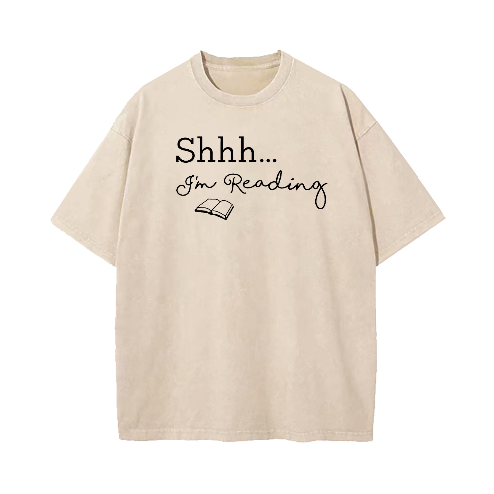 Shhh... I'm Reading Washed T-Shirt