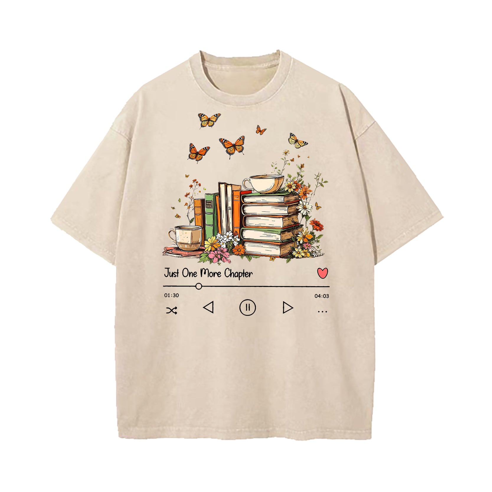 Just One More Chapter Washed T-Shirt