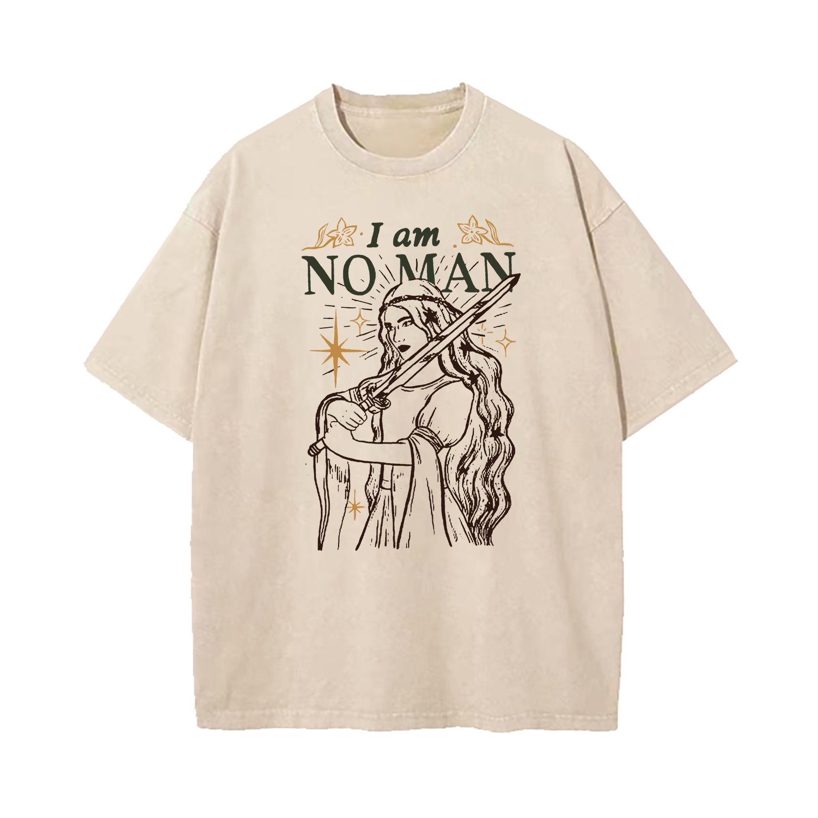 I Am No Man Eowyn Washed T-Shirt