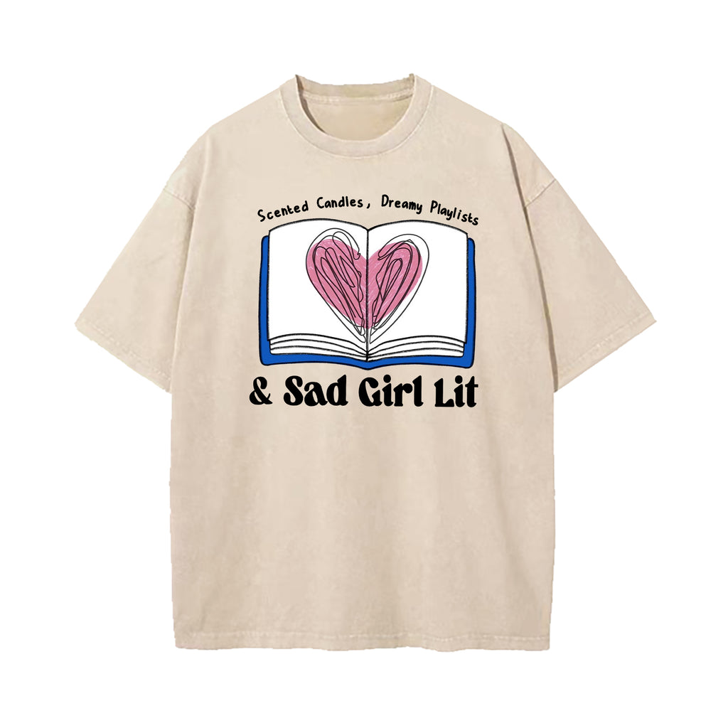 Sad Girl Lit Washed T-Shirt