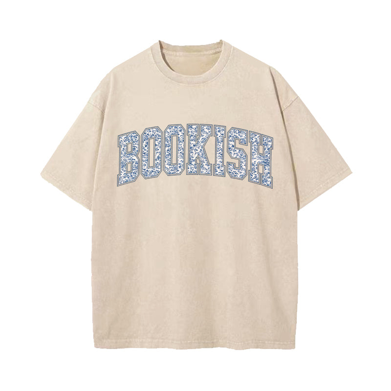 Toile Floral Bookish Washed T-Shirt