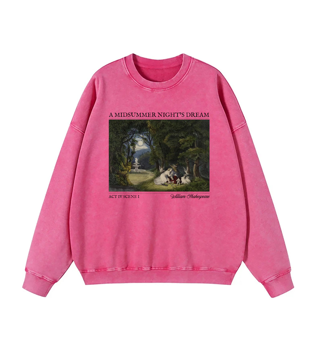 Shakespeare A Midsummer Night's Dream Washed Sweatshirt